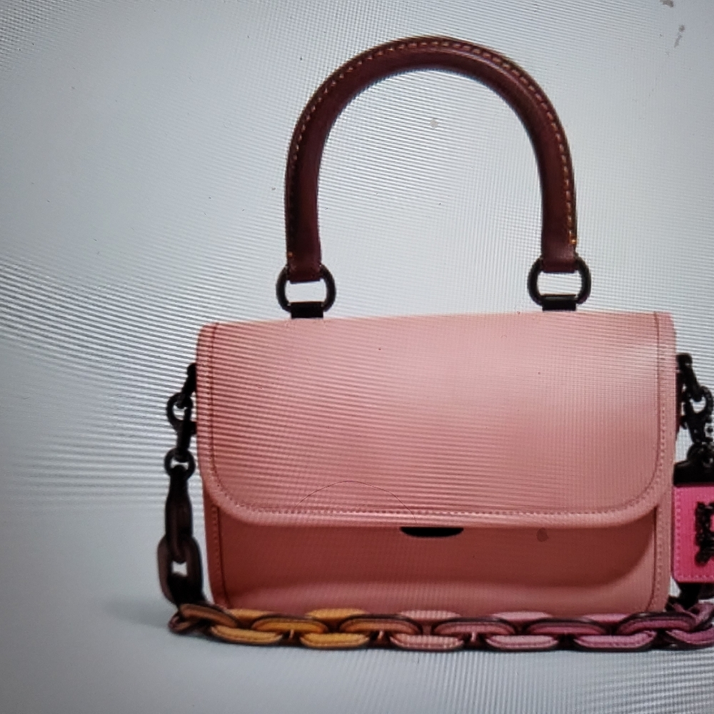 ISO  DO NOT BUY!  Coach RogueTop Handle in Carnation Pink  Only searching